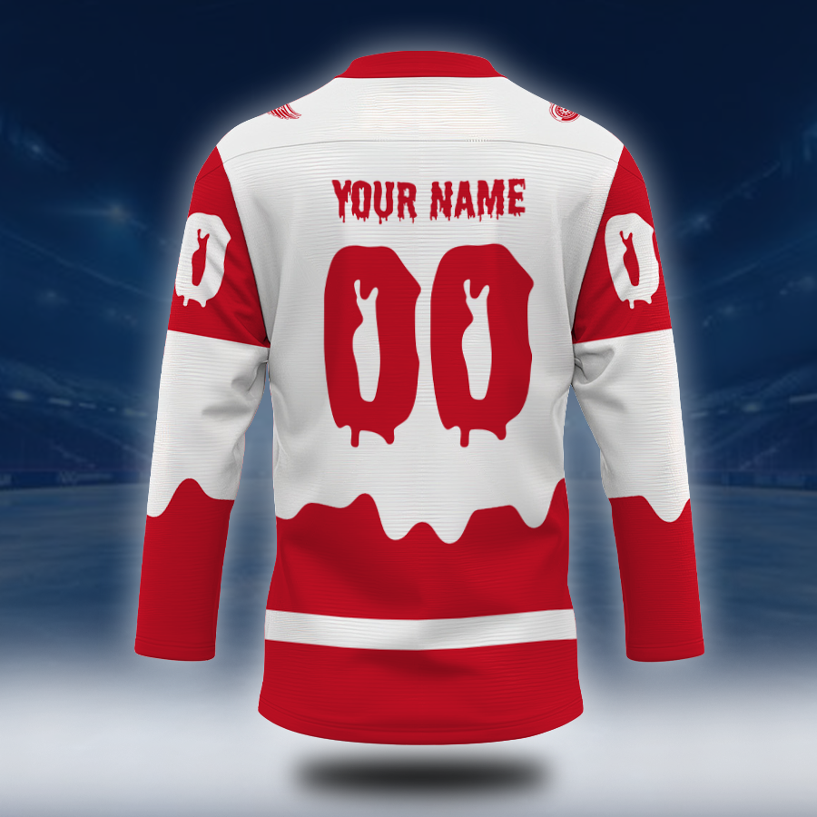 LIMITED EDITION - NEW CUSTOMIZED NHL22 DRW DETROIT RED WINGS UNISEX HOCKEY JERSEY