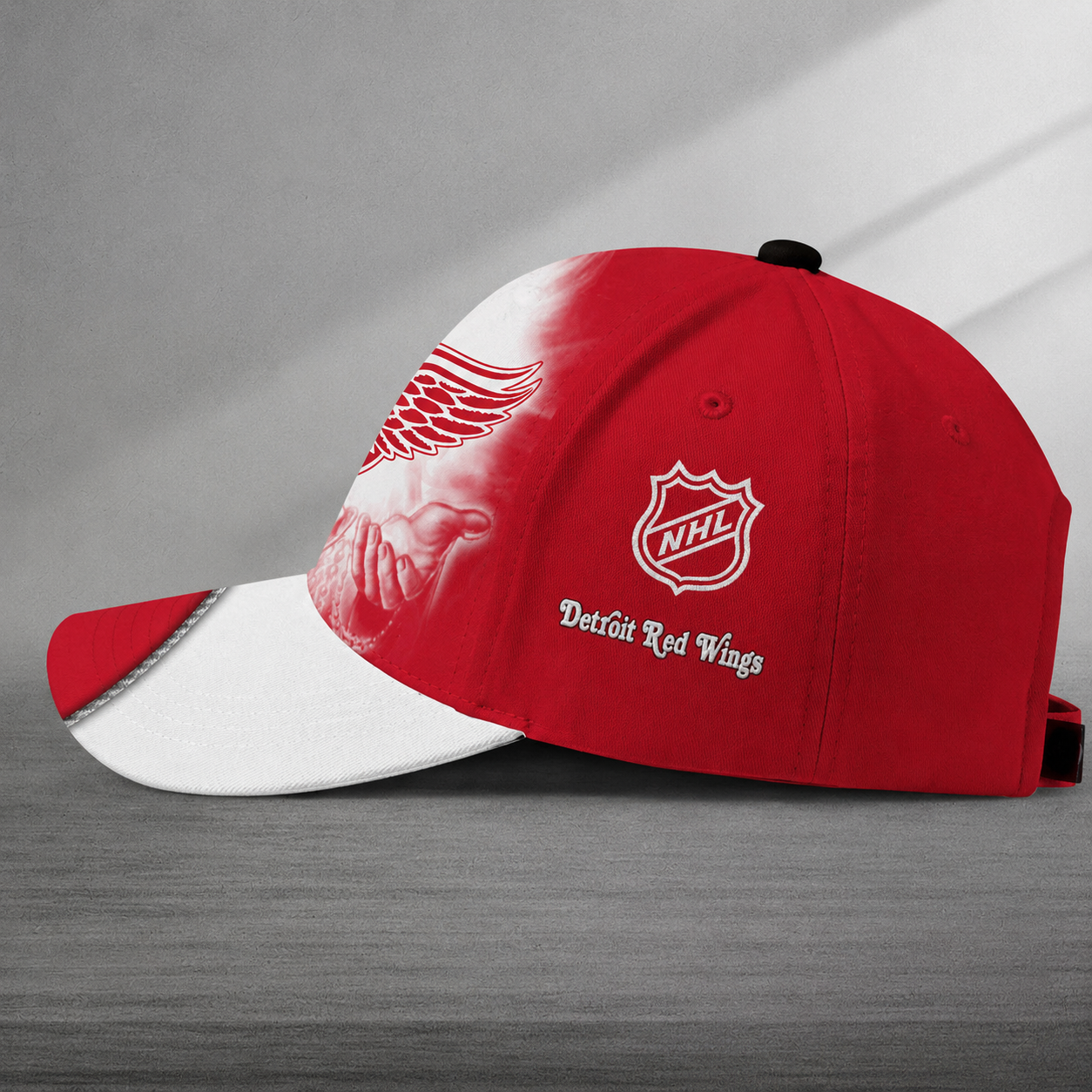 LIMITED EDITION - NEW CUSTOMIZED NHL22 DRW DETROIT RED WINGS CLASSIC CAP