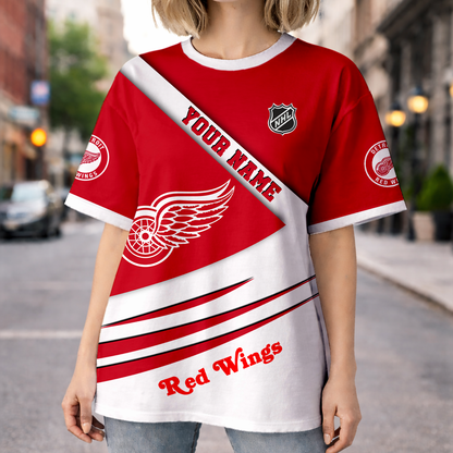 LIMITED EDITION - NEW CUSTOMIZED NHL22 DRW DETROIT RED WINGS UNISEX T-SHIRT, SWEATSHIRTS, HOODIE & JACKETS