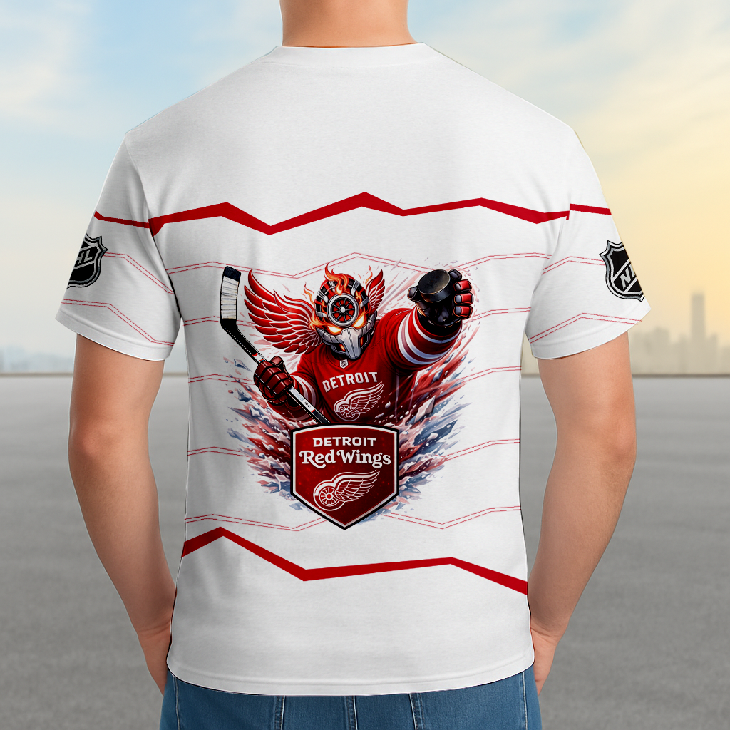 LIMITED EDITION - NEW CUSTOMIZED NHL22 DRW DETROIT RED WINGS UNISEX T-SHIRT, SWEATSHIRTS, HOODIE & JACKETS