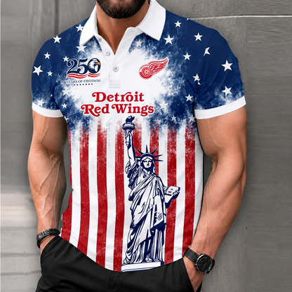LIMITED EDITION - NEW CUSTOMIZED NHL22 DRW DETROIT RED WINGS POLO SHIRT, ZIP POLO SHIRT & T-SHIRTS