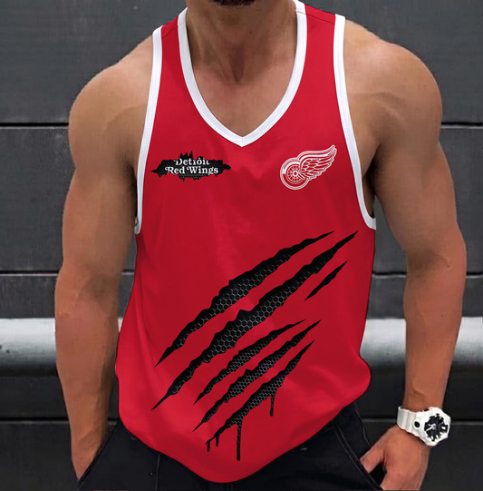 LIMITED EDITION - NEW CUSTOMIZED NHL22 DRW DETROIT RED WINGS UNISEX TANK TOP