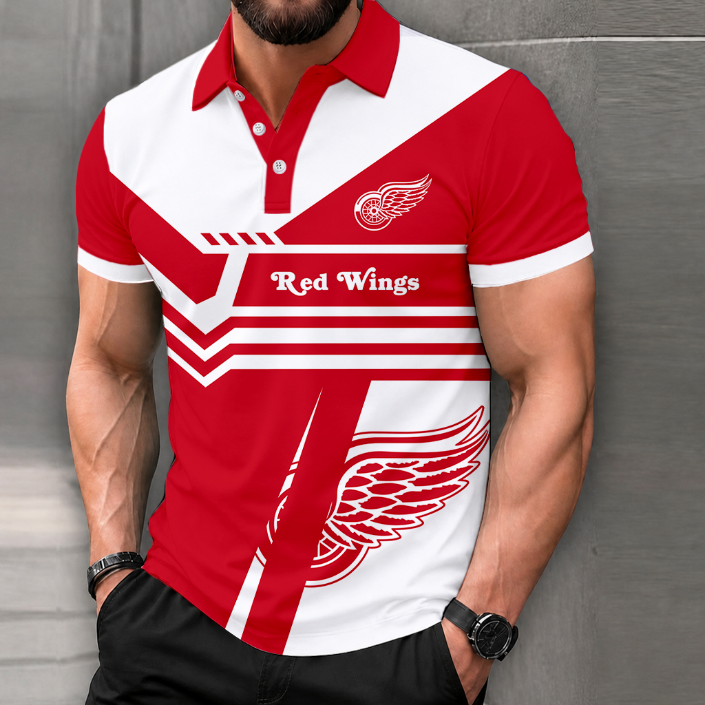 LIMITED EDITION - NEW CUSTOMIZED NHL22 DRW DETROIT RED WINGS POLO SHIRT, ZIP POLO SHIRT & T-SHIRTS