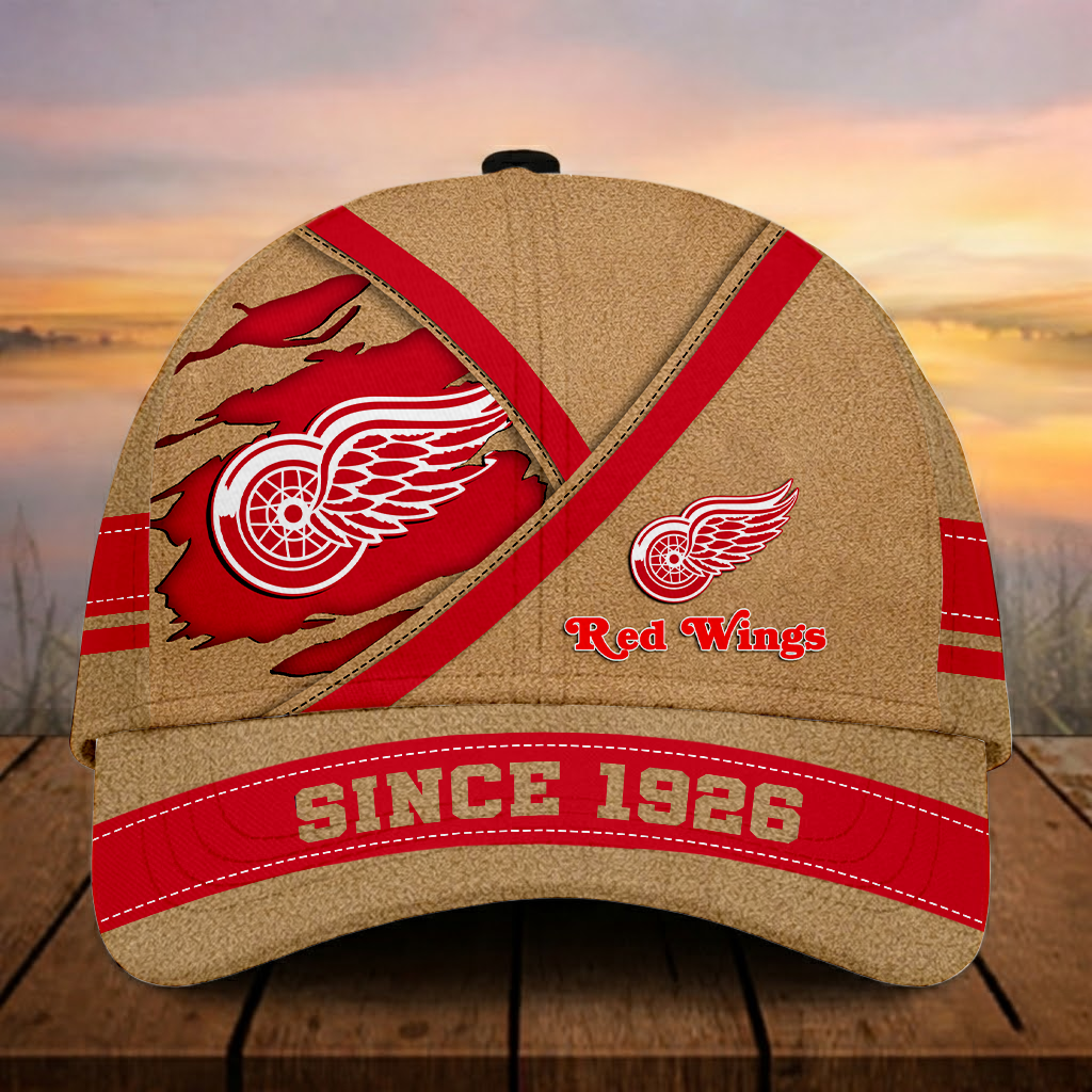 LIMITED EDITION - NEW CUSTOMIZED NHL22 DRW DETROIT RED WINGS CLASSIC CAP