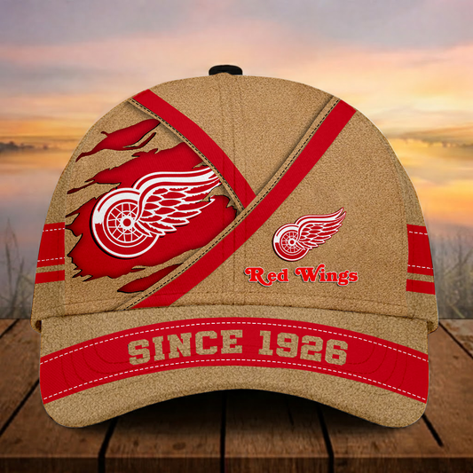 LIMITED EDITION - NEW CUSTOMIZED NHL22 DRW DETROIT RED WINGS CLASSIC CAP