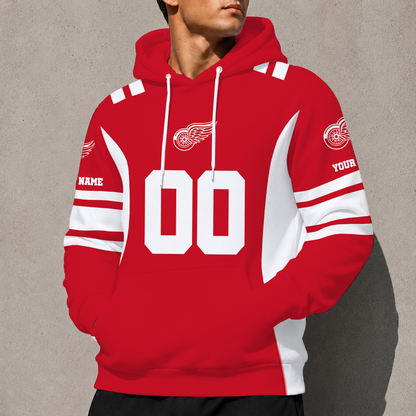 ELITE EDITION - NEW CUSTOMIZED NHL22 DRW DETROIT RED WINGS HOODIE, ZIP HOODIE, T-SHIRT, POLO SHIRT, ZIP POLO SHIRT & SWEATSHIRT