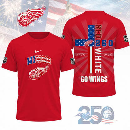 LIMITED EDITION - NEW CUSTOMIZED NHL22 DRW DETROIT RED WINGS T-SHIRT, POLO SHIRT, ZIP POLO SHIRT, SWEATSHIRT, HOODIE & ZIP HOODIE