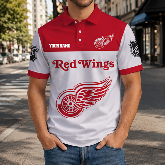 EXCLUSIVE EDITION - NEW CUSTOMIZED NHL22 DRW DETROIT RED WINGS T-SHIRT, POLO SHIRT, ZIP POLO SHIRT, SWEATSHIRT, HOODIE & ZIP HOODIE