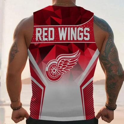 [SUPER SALE] NEW CUSTOMIZED NHL22 DRW DETROIT RED WINGS UNISEX TANK TOP