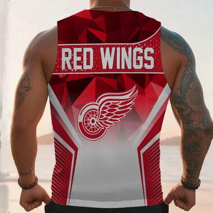 [SUPER SALE] NEW CUSTOMIZED NHL22 DRW DETROIT RED WINGS UNISEX TANK TOP