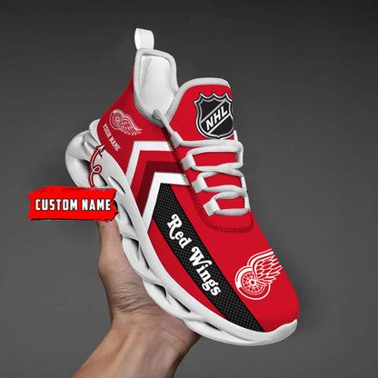 [SUPER SALE ] NEW CUSTOMIZED NHL22 DRW DETROIT RED WINGS MAX SOUL SHOES