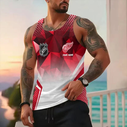 [SUPER SALE] NEW CUSTOMIZED NHL22 DRW DETROIT RED WINGS UNISEX TANK TOP