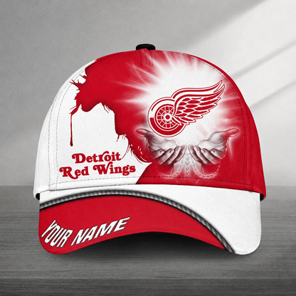 LIMITED EDITION - NEW CUSTOMIZED NHL22 DRW DETROIT RED WINGS CLASSIC CAP