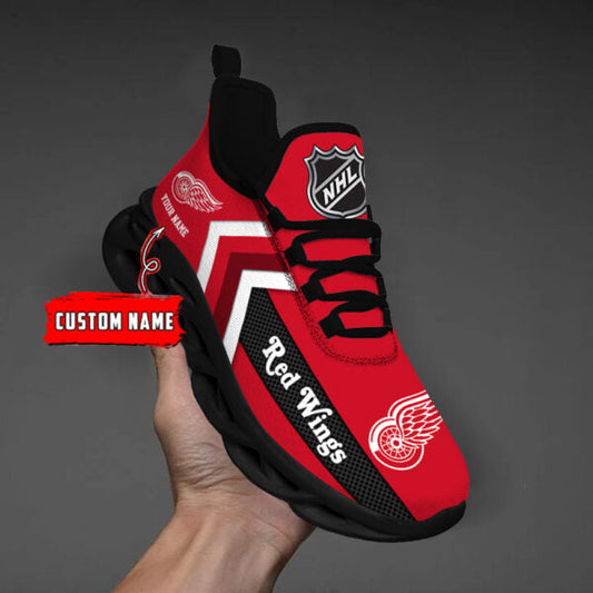 [SUPER SALE ] NEW CUSTOMIZED NHL22 DRW DETROIT RED WINGS MAX SOUL SHOES