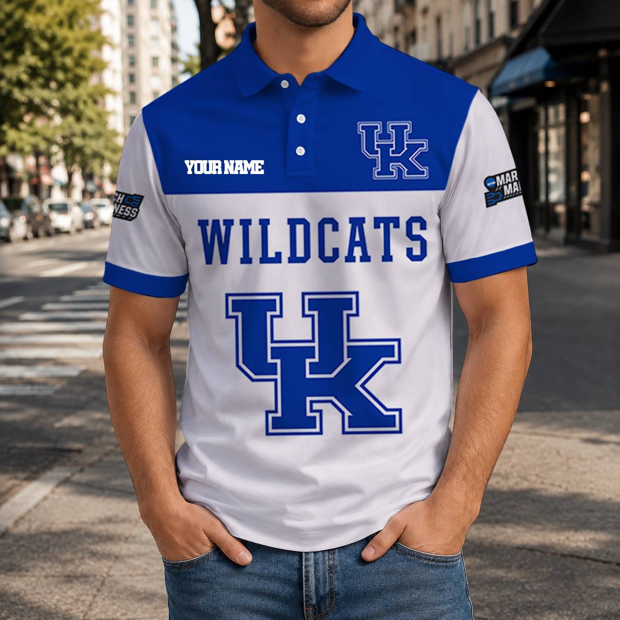 LIMITED EDITION - NEW CUSTOMIZED NCAA MAM22 KEW KENTUCKY WILDCATS T-SHIRT, POLO SHIRT, ZIP POLO SHIRT, SWEATSHIRT, HOODIE & ZIP HOODIE