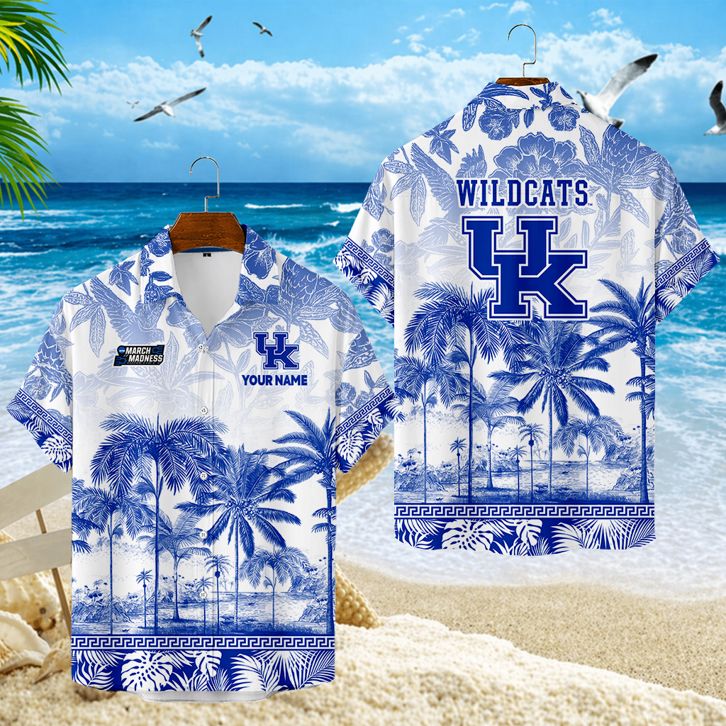 LIMITED EDITION - NEW CUSTOMIZED MAM22 KEW KENTUCKY WILDCATS UNISEX HAWAIIAN SHIRT