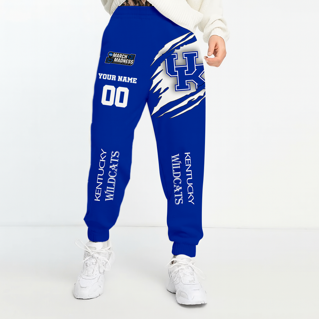 LIMITED EDITION - NEW CUSTOMIZED NCAA FBS22 KEW KENTUCKY WILDCATS UNISEX LONG PANTS