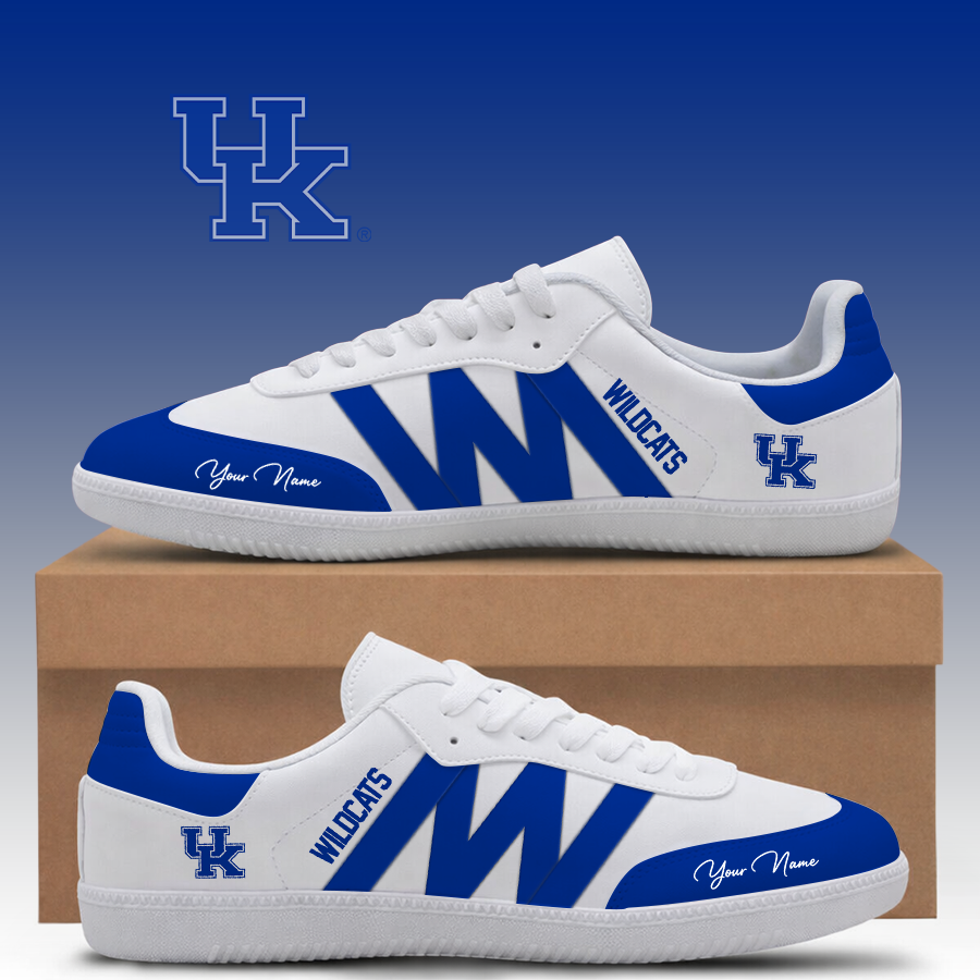 [FAN FAVORITE] NEW CUSTOMIZED NCAA MAM22 KEW KENTUCKY WILDCATS CLASSIC SNEAKERS