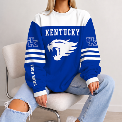 [FAN FAVORITE] NEW CUSTOMIZED NCAA MAM22 KEW KENTUCKY WILDCATS STRAPPY UNISEX SWEATSHIRT