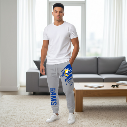 LIMITED EDITION - NEW PERSONALIZED NFL22 LAR LOS ANGELES RAMS JOGGERS