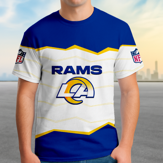 LIMITED EDITION - NEW CUSTOMIZED NFL22 LAR LOS ANGELES RAMS UNISEX T-SHIRT, SWEASHIRTS, HOODIE & JACKETS