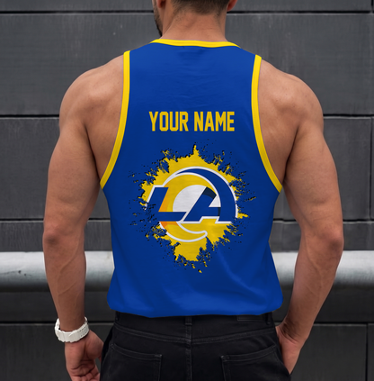 SPECIAL EDITION - NEW CUSTOMIZED NFL22 LAR LOS ANGELES RAMS UNISEX TANK TOP