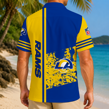 LIMITED EDITION - NEW CUSTOMIZED NFL22 LAR LOS ANGELES RAMS UNISEX HAWAIIAN SHIRT
