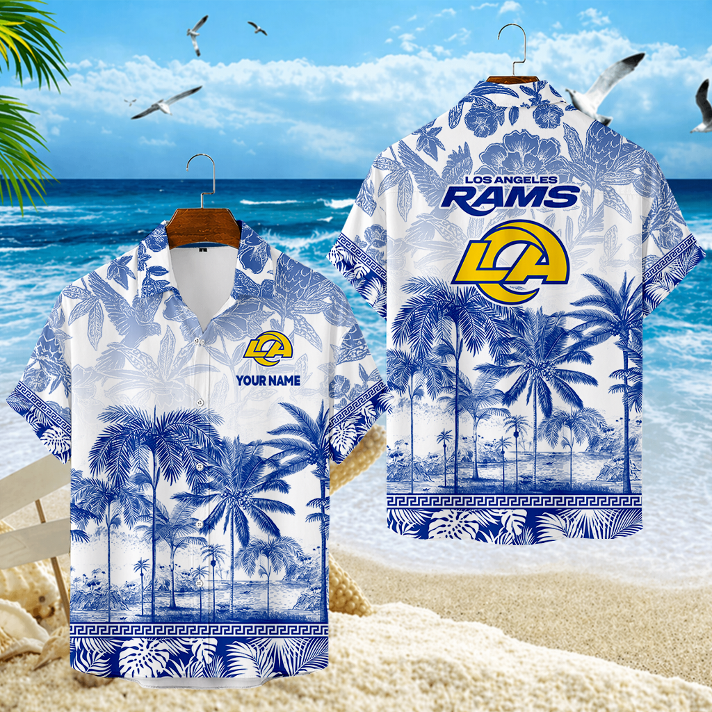 VIRAL EDITION - NEW CUSTOMIZED NFL22 LAR LOS ANGELES RAMS UNISEX HAWAIIAN SHIRT