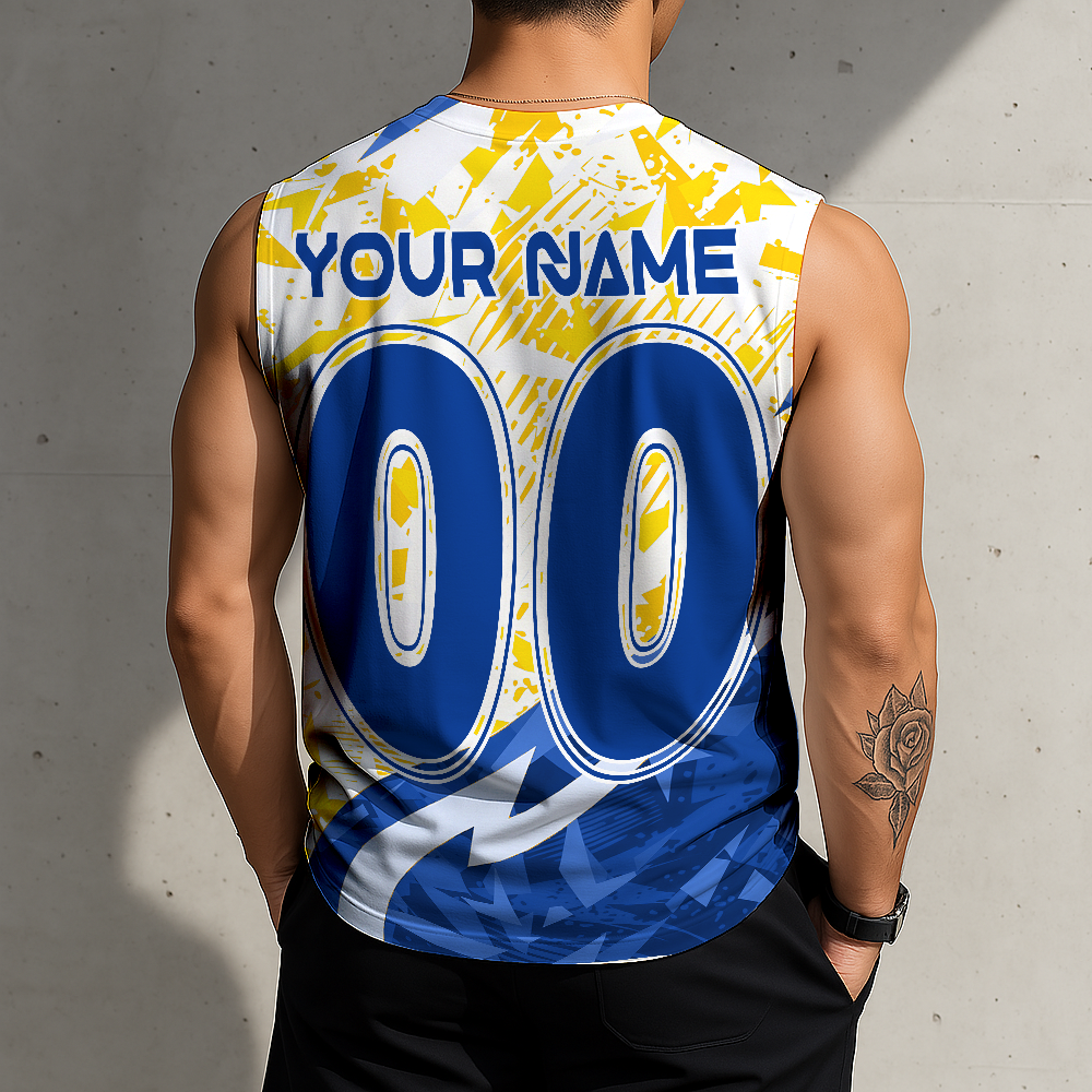 LIMITED EDITION - NEW CUSTOMIZED NFL22 LAR LOS ANGELES RAMS MEN'S GYM SHIRT
