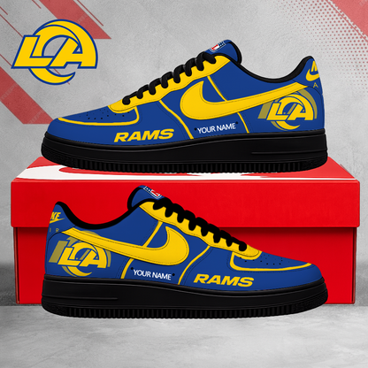 SPECIAL EDITION - NEW CUSTOMIZED NFL22 LAR LOS ANGELES RAMS AF1 SHOES