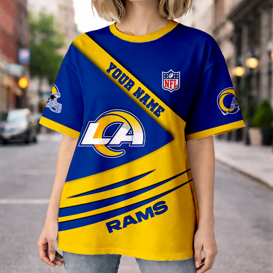 LIMITED EDITION - NEW CUSTOMIZED NFL22 LAR LOS ANGELES RAMS UNISEX T-SHIRT, POLO, HOODIE & JACKETS