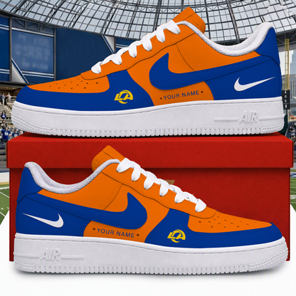 [SPECIAL OFFER] NEW CUSTOMIZED NFL22 LAR LOS ANGELES RAMS AF1 SHOES