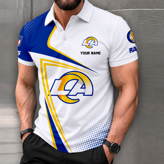 LIMITED EDITION - NEW CUSTOMIZED NFL22 LAR LOS ANGELES RAMS T-SHIRT, POLO SHIRT, ZIP POLO SHIRT, SWEATSHIRT, HOODIE & ZIP HOODIE