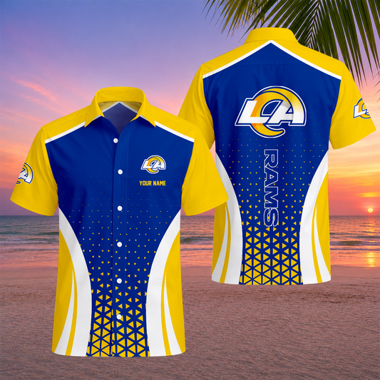 LIMITED EDITION - NEW CUSTOMIZED NFL22 LAR LOS ANGELES RAMS UNISEX HAWAIIAN SHIRT