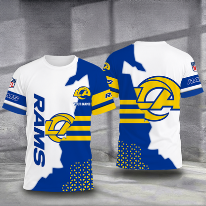 LIMITED EDITION - NEW CUSTOMIZED NFL22 LAR LOS ANGELES RAMS T-SHIRT, POLO SHIRT, ZIP POLO SHIRT, SWEATSHIRT, HOODIE & ZIP HOODIE