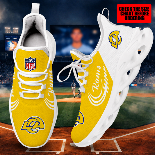 [SPECIAL OFFER] NEW CUSTOMIZED NFL22 LAR LOS ANGELES RAMS MAX SOUL SHOES