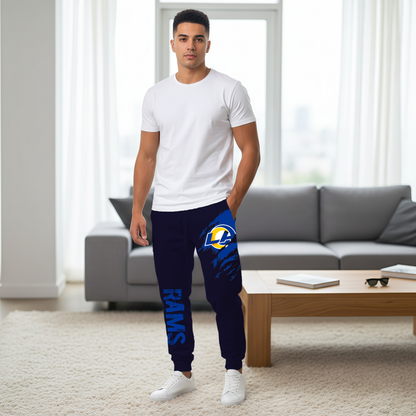 LIMITED EDITION - NEW PERSONALIZED NFL22 LAR LOS ANGELES RAMS JOGGERS