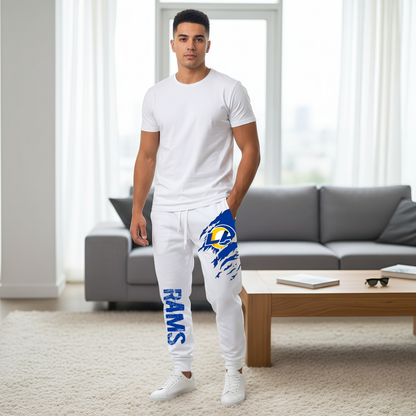 LIMITED EDITION - NEW PERSONALIZED NFL22 LAR LOS ANGELES RAMS JOGGERS