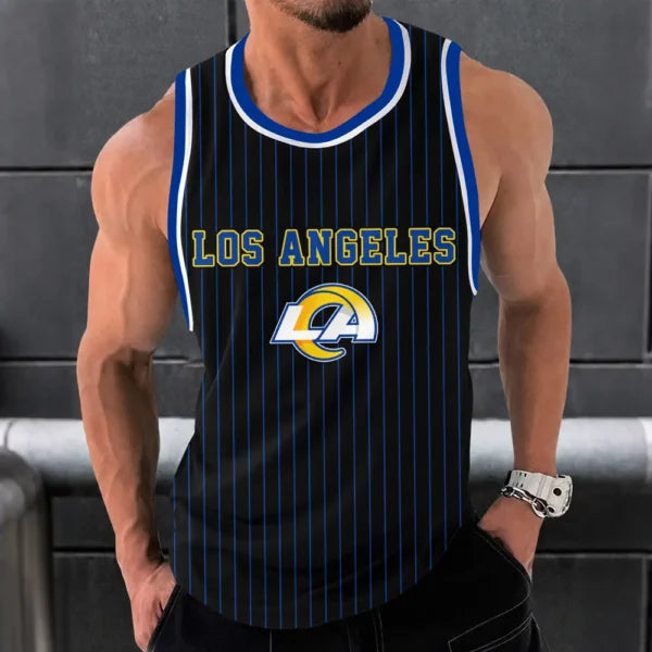 [SPECIAL OFFER] NEW CUSTOMIZED NFL22 LAR LOS ANGELES RAMS UNISEX TANK TOP