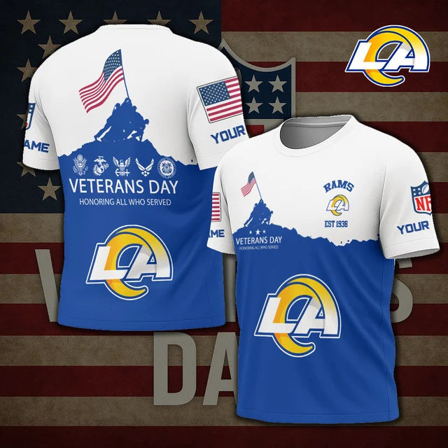 LIMITED EDITION - NEW CUSTOMIZED NFL22 LA RAMS UNISEX T-SHIRT, SWEATSHIRT, HOODIE & ZIP HOODIE