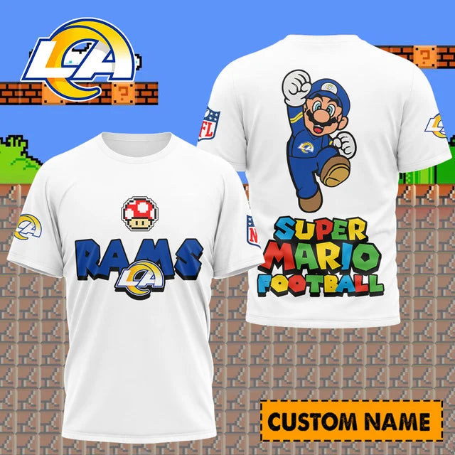 LIMITED EDITION - NEW CUSTOMIZED NFL22 LA RAMS UNISEX T-SHIRT, SWEATSHIRT, HOODIE & ZIP HOODIE