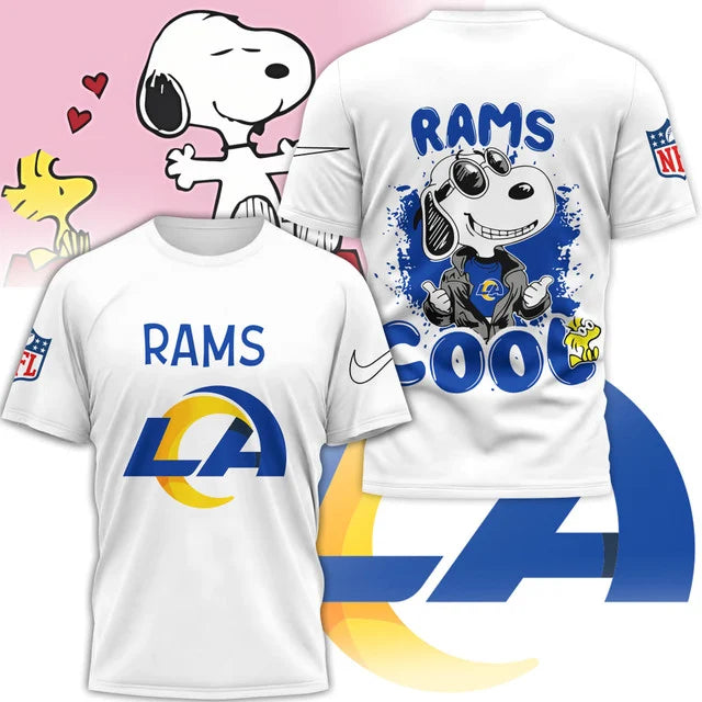 LIMITED EDITION - NEW CUSTOMIZED NFL22 LA RAMS T-SHIRT, SWEATSHIRT, HOODIE & ZIP HOODIE
