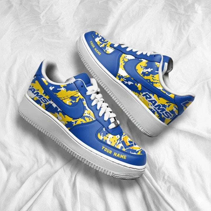 [SPECIAL OFFER] NEW CUSTOMIZED NFL22 LAR LOS ANGELES RAMS AF1 SNEAKERS