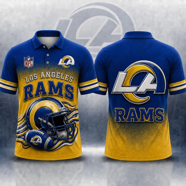 LIMITED EDITION - NEW CUSTOMIZED NFL22 LOS ANGELES RAMS T-SHIRTS, POLO, SWEASHIRTS, V-NECK T-SHIRT, HOODIE & ZIP HOODIE