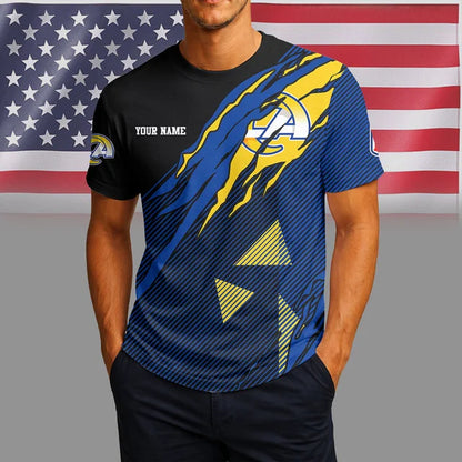 LIMITED EDITION - NEW CUSTOMIZED NFL22 LAR LOS ANGELES RAMS T-SHIRT, POLO SHIRT, ZIP POLO SHIRT, SWEATSHIRT, HOODIE & ZIP HOODIE