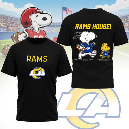 LIMITED EDITION - NEW CUSTOMIZED NFL22 LA RAMS UNISEX T-SHIRT, SWEATSHIRT, HOODIE & ZIP HOODIE