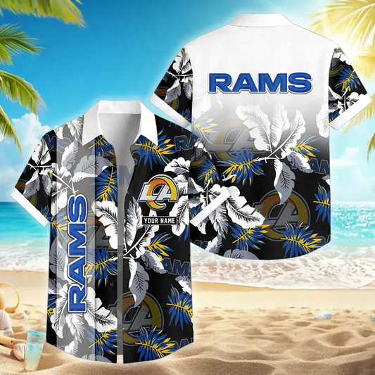 [SPECIAL OFFER] NEW CUSTOMIZED NFL22 LAR LAR LOS ANGELES RAMS UNISEX HAWAIIAN SHIRT