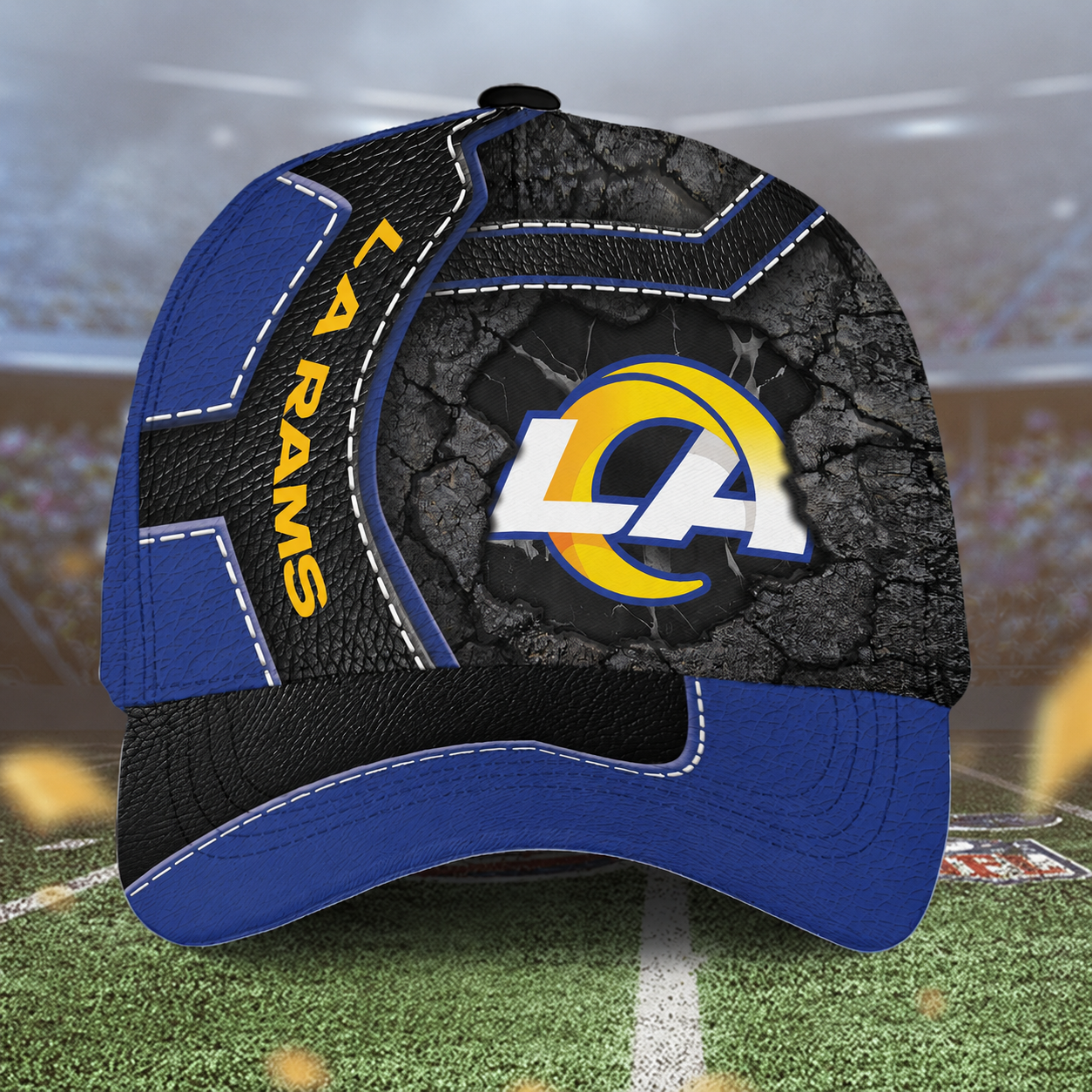 LIMITED EDITON - NEW CUSTOMIZED NFL22 LAR LOS ANGELES RAMS CLASSIC CAP