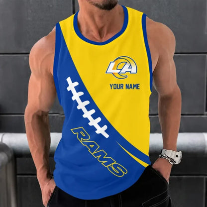 [SPECIAL OFFER] NEW CUSTOMIZED NFL22 LAR LOS ANGELES RAMS UNISEX TANK TOP
