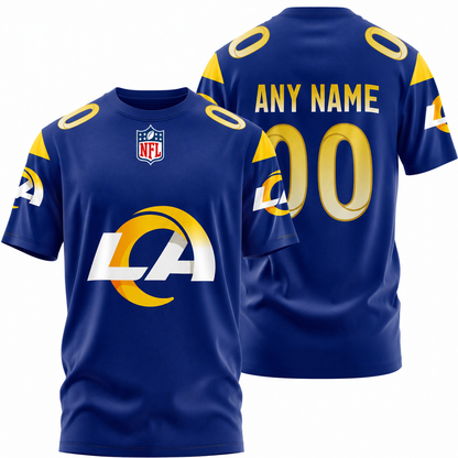 LIMITED EDITION - NEW CUSTOMIZED NFL22 LAR LOS ANGELES RAMS T-SHIRT, POLO SHIRT, ZIP POLO SHIRT, SWEATSHIRT, HOODIE & ZIP HOODIE